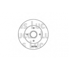 DF2708 TRW Тормозной диск