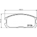 T0355 PAGID Комплект тормозных колодок, дисковый тормоз