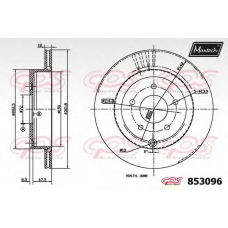 853096.6980 MAXTECH Тормозной диск