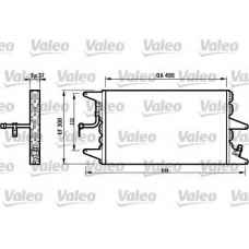 816896 VALEO Конденсатор, кондиционер