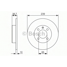 0 986 479 824 BOSCH Тормозной диск