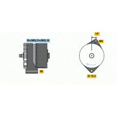 0 120 489 376 BOSCH Генератор