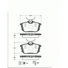 1501223022 S.b.s. Комплект тормозных колодок, дисковый тормоз