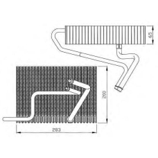 36112 NRF Испаритель, кондиционер