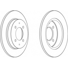 DDF1622C-1 FERODO Тормозной диск