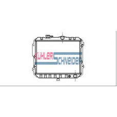 0509701 KUHLER SCHNEIDER Радиатор, охлаждение двигател