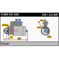 9 000 331 430 BOSCH Стартер