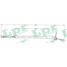 C0410B LPR Трос, стояночная тормозная система