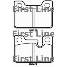 FBP1456 FIRST LINE Комплект тормозных колодок, дисковый тормоз