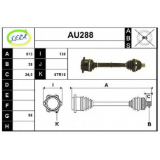 AU288 SERA Приводной вал