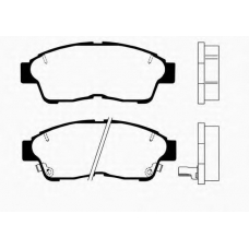 J PA-290AF JAPANPARTS Комплект тормозных колодок, дисковый тормоз