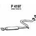 P4197 FENNO Средний глушитель выхлопных газов