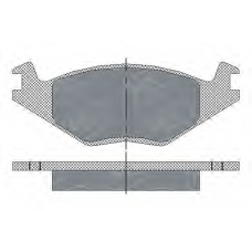 SP 116 PR SCT Комплект тормозных колодок, дисковый тормоз