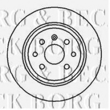 BBD4029 BORG & BECK Тормозной диск