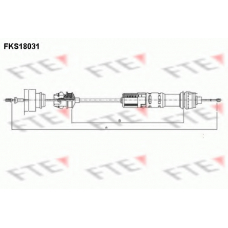 FKS18031 FTE Трос, управление сцеплением