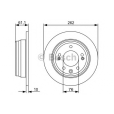 0 986 479 508 BOSCH Тормозной диск