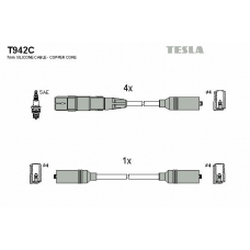 T942C TESLA Комплект проводов зажигания