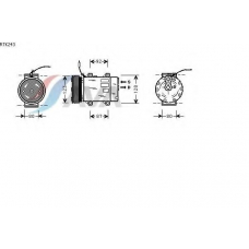 RTK243 AVA Компрессор, кондиционер