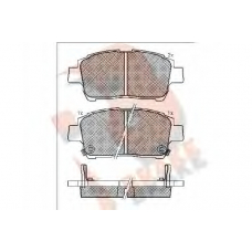 RB1386 R BRAKE Комплект тормозных колодок, дисковый тормоз