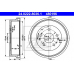 24.0222-8036.1 ATE Тормозной барабан