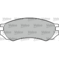 551724 VALEO Комплект тормозных колодок, дисковый тормоз