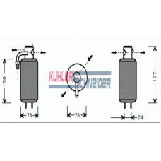 8900331 KUHLER SCHNEIDER Осушитель, кондиционер