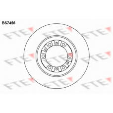 BS7456 FTE Тормозной диск