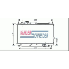 5200191 KUHLER SCHNEIDER Радиатор, охлаждение двигател