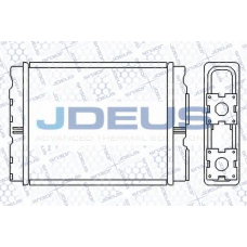 219M22 JDEUS Теплообменник, отопление салона