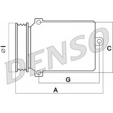 DCP05084 DENSO Компрессор, кондиционер