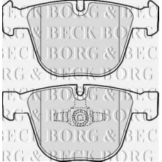 BBP2116 BORG & BECK Комплект тормозных колодок, дисковый тормоз