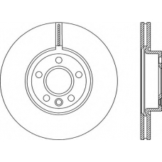 BDR2302.20 OPEN PARTS Тормозной диск