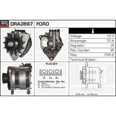 DRA3967 DELCO REMY Генератор