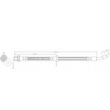 3106 REMKAFLEX Тормозной шланг