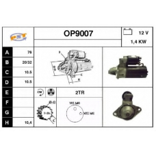 OP9007 SNRA Стартер