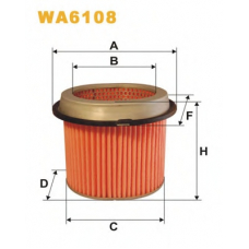 WA6108 WIX Воздушный фильтр