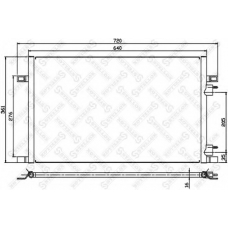 10-45065-SX STELLOX Конденсатор, кондиционер