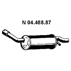 04.488.87 EBERSPACHER Глушитель выхлопных газов конечный