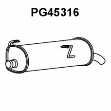PG45316 VENEPORTE Глушитель выхлопных газов конечный