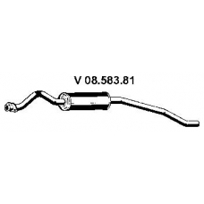 08.583.81 EBERSPACHER Предглушитель выхлопных газов