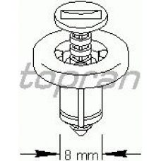 700 595 TOPRAN Распорная заклепка