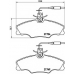 P 61 056 BREMBO Комплект тормозных колодок, дисковый тормоз