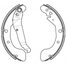 Z4231.00 WOKING Комплект тормозных колодок