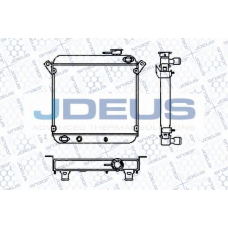 RA0110090 JDEUS Радиатор, охлаждение двигателя