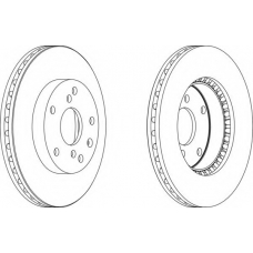 DDF1192-1 FERODO Тормозной диск