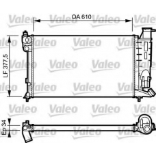 730983 VALEO Радиатор, охлаждение двигателя