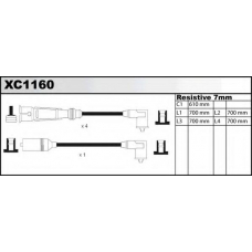 XC1160 QUINTON HAZELL Комплект проводов зажигания