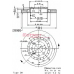 24695 E METZGER Тормозной диск