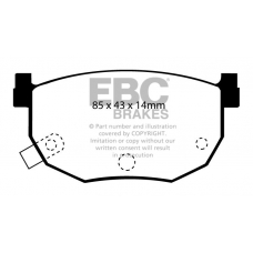 DP528 EBC Brakes Колодки тормозные