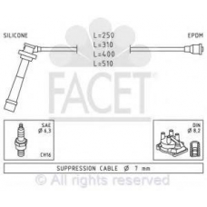 4.9434 FACET Комплект проводов зажигания